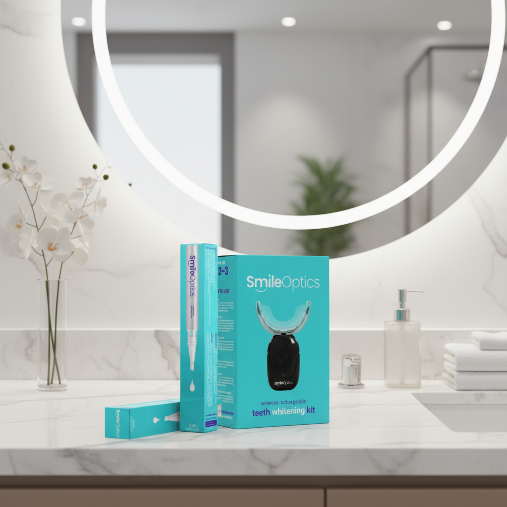 SMILE OPTICS Pure Whitening Bundle for White Teeth