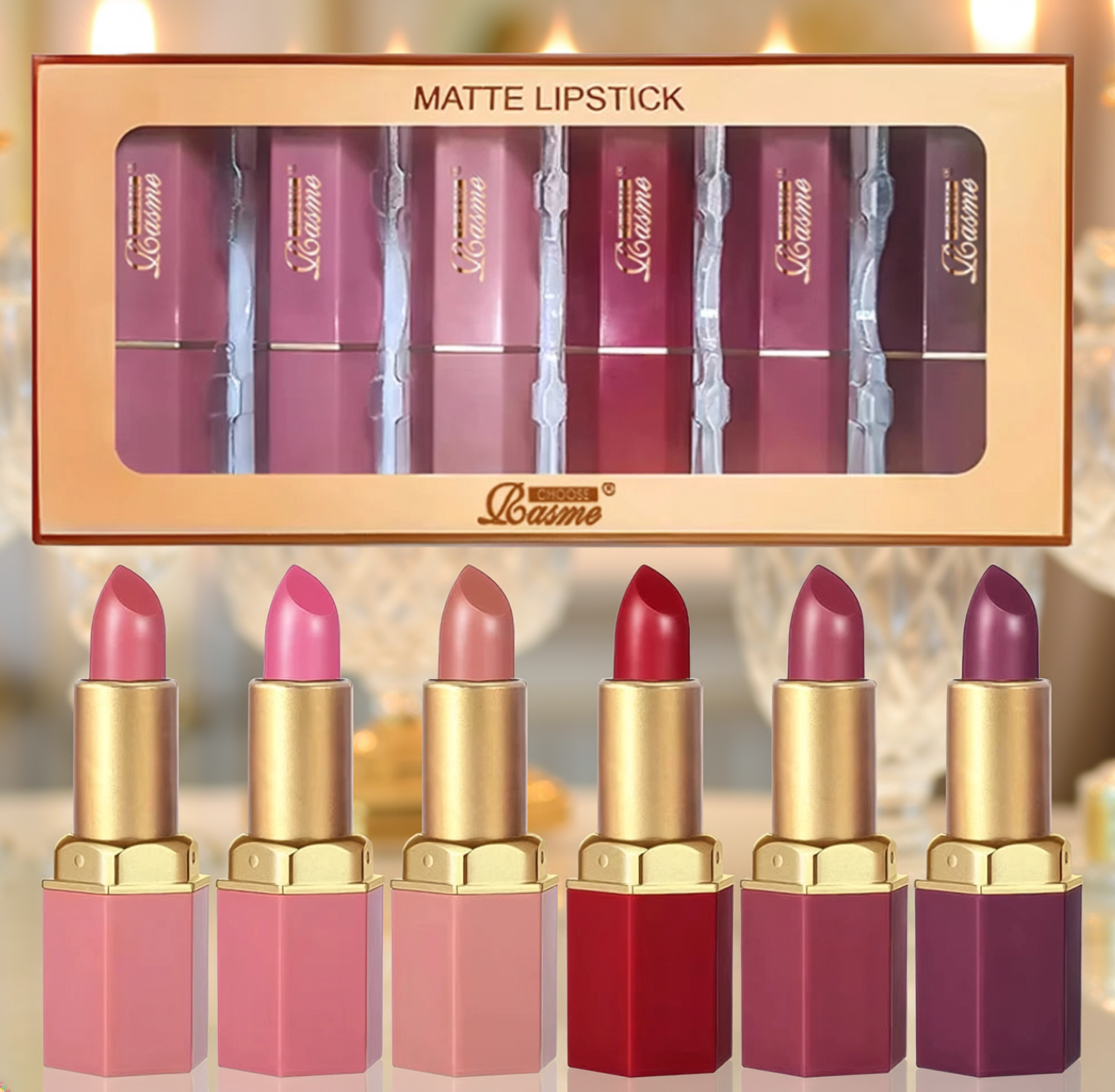 Lipstick box of 6 colors