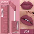 Rouge à Lèvres Mat Velours Waterproof – Texture Lisse & Effet Volume