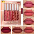Coffret 6 Lipsticks Matte Liquides – Hydratant, Tenue Durable, Anti-Bavure