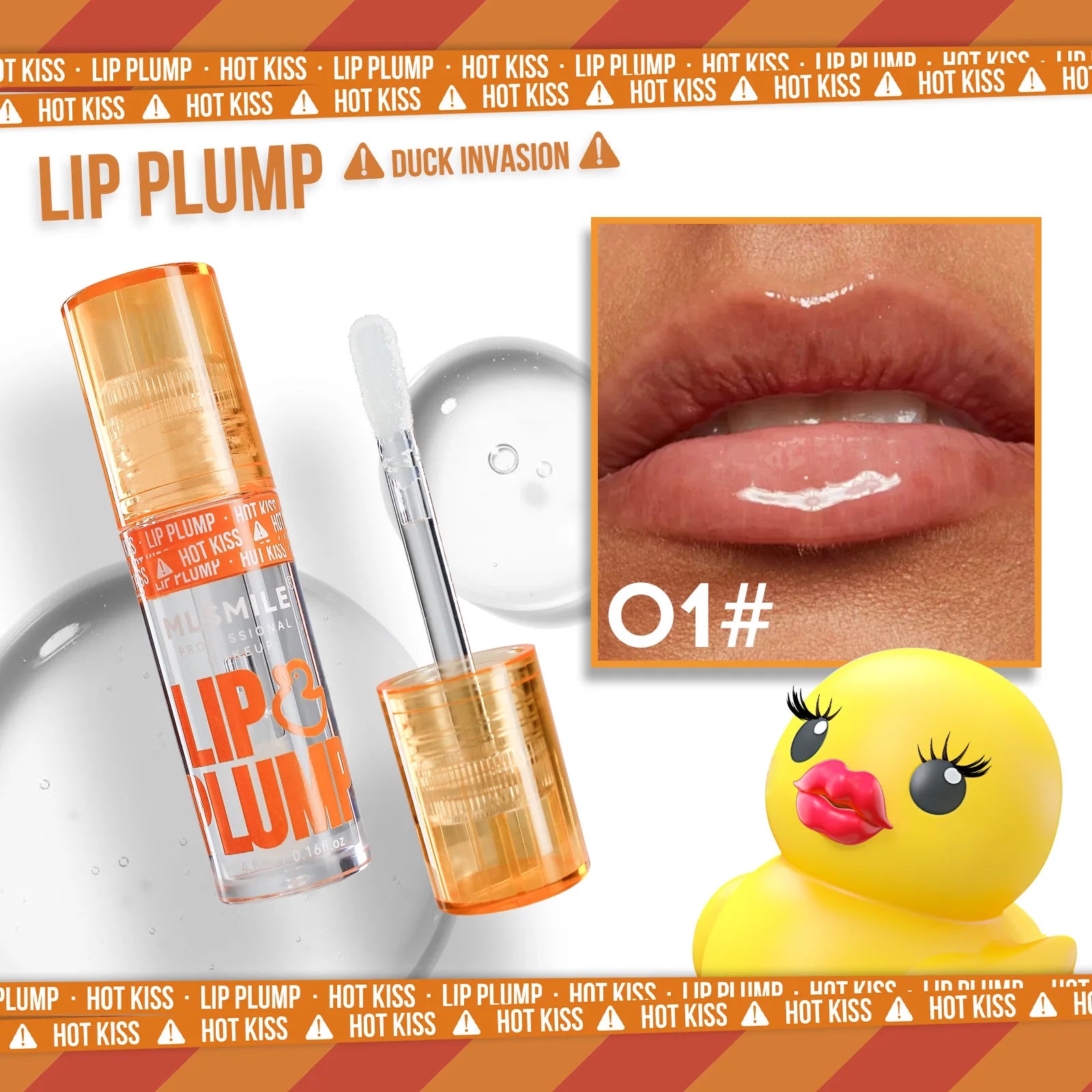 Lip Oil Repulpant Effet Miroir – Brillance Perlée Longue Tenue