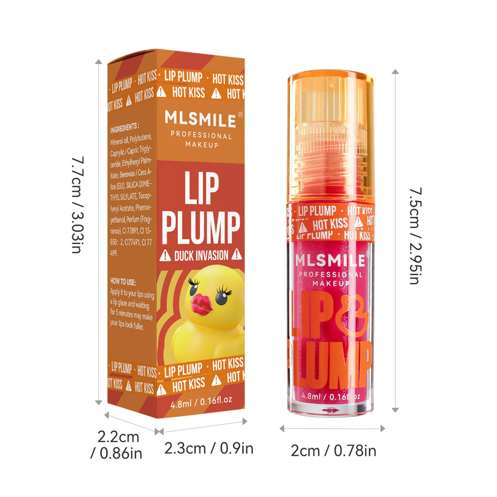 Lip Oil Repulpant Effet Miroir – Brillance Perlée Longue Tenue
