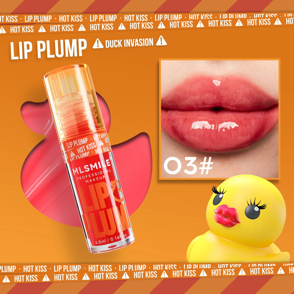 Lip Oil Repulpant Effet Miroir – Brillance Perlée Longue Tenue