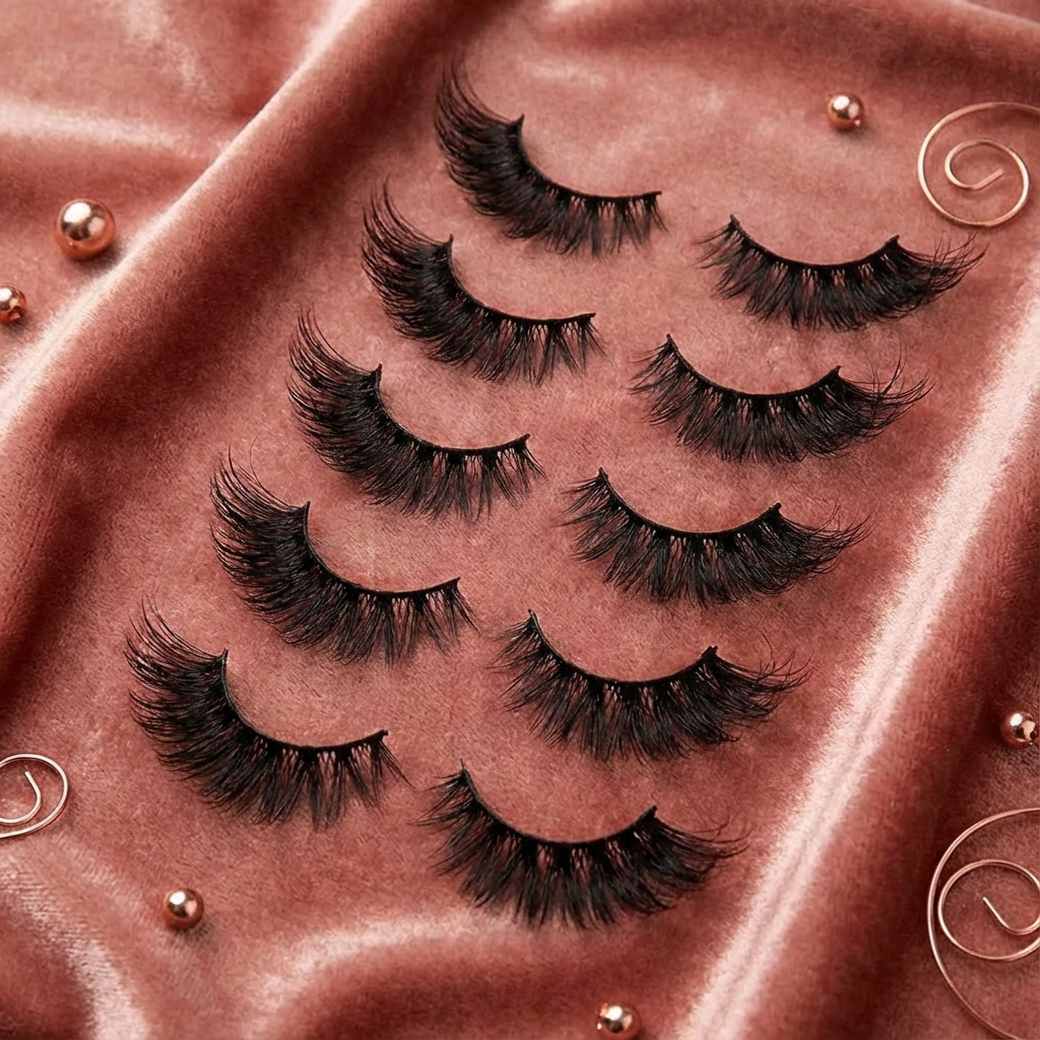 Long False Eyelashes of any size easy to put on with a captivating look